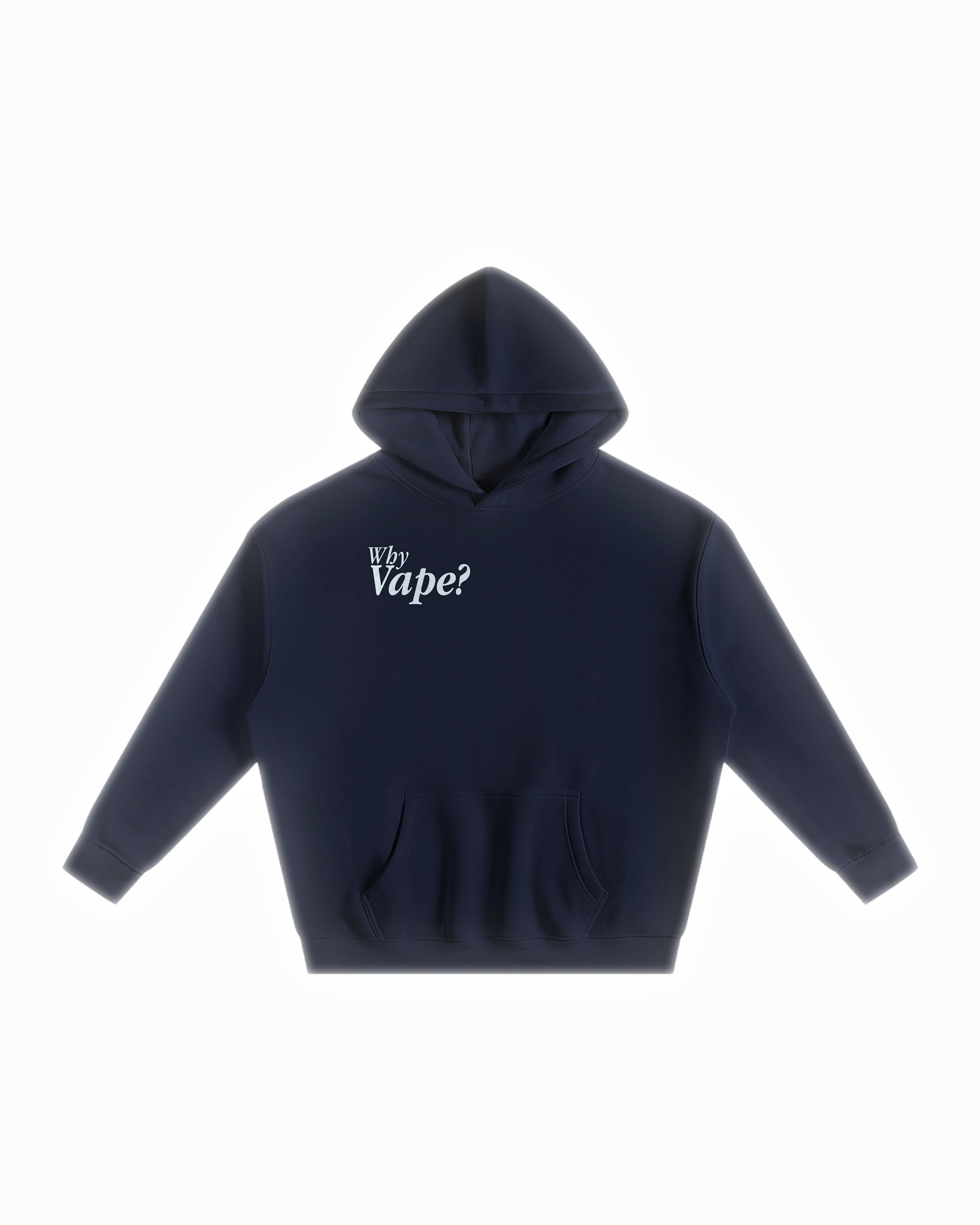 Why Vape? Hoodie | Run Culture Navy / XL Why Vape? Hoodie | Run Culture Navy / XL