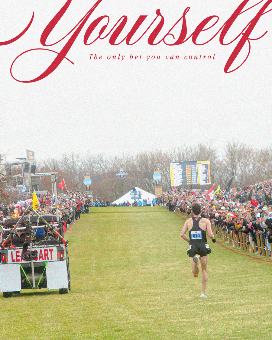 green-2 Bet on Yourself - Athlete Mindset Poster alternate view, running wall art
