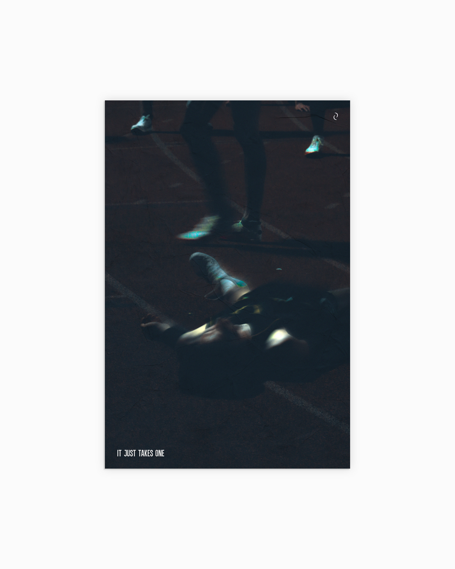 It Just Takes One Poster - Blue