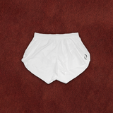 LD White Split Shorts