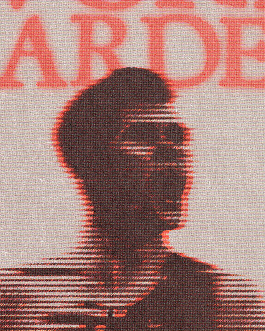 Work Harder Poster - Orange