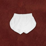 LD White Split Shorts