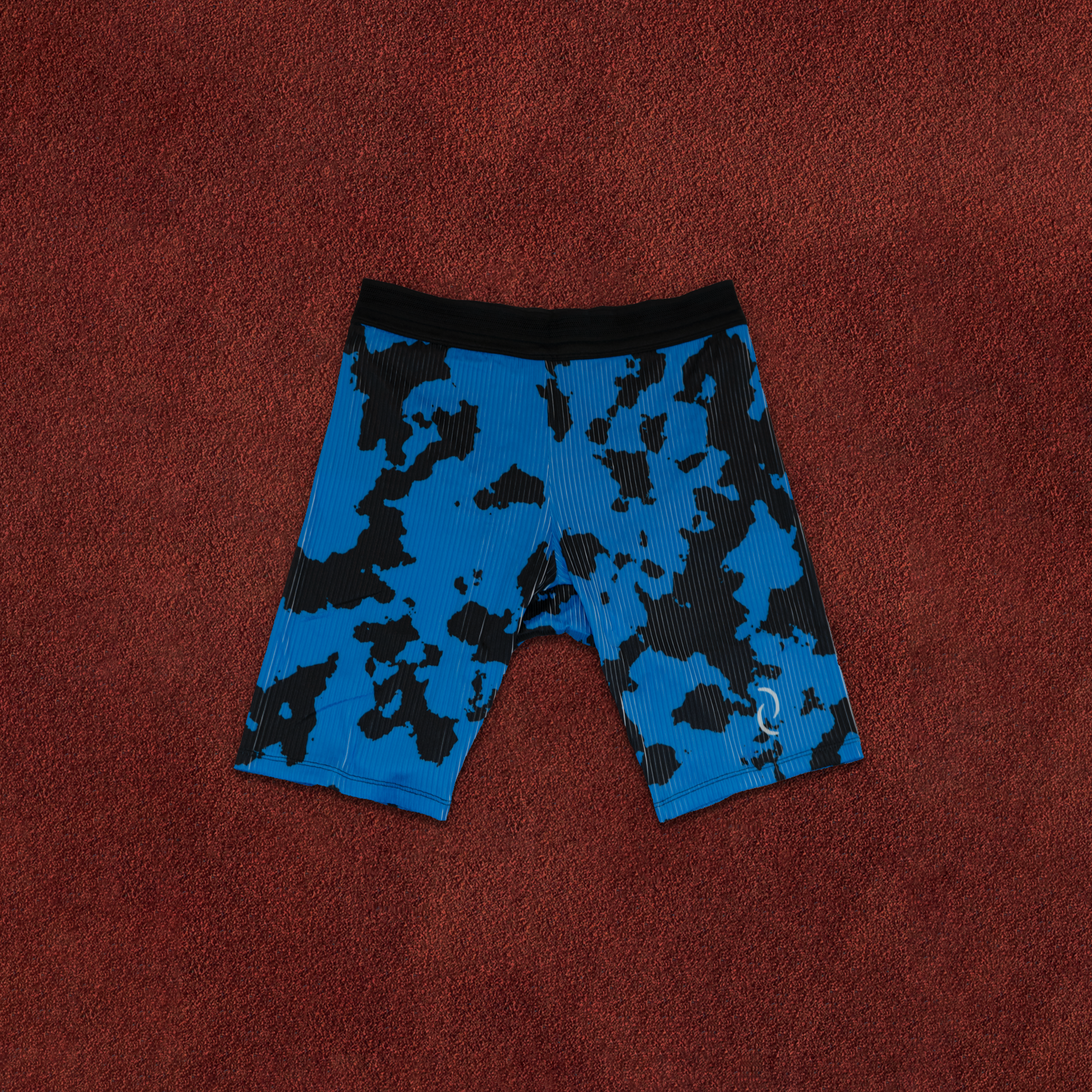 MD Blue Camo Half Tights