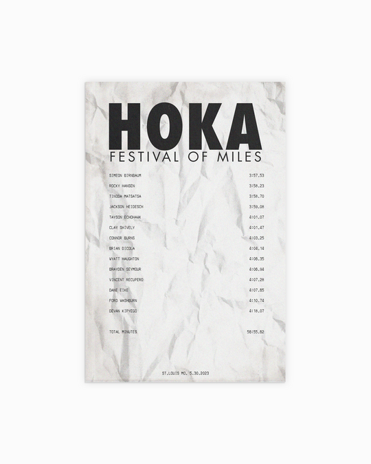 Hoka FOM Receipt Poster