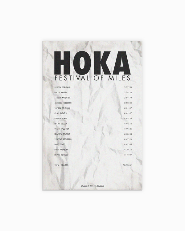 Hoka FOM Receipt Poster
