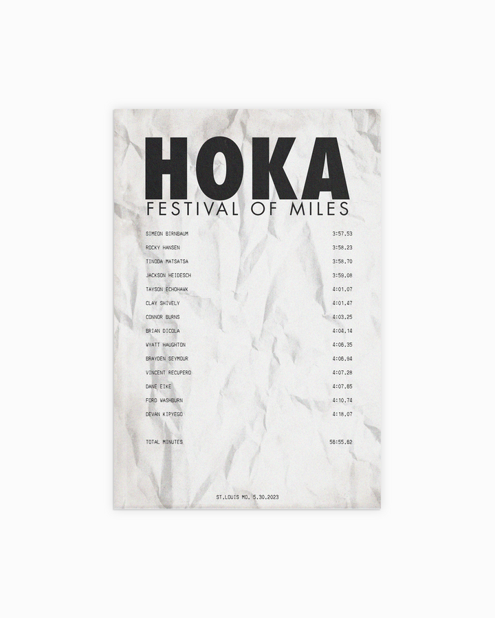 Hoka FOM Receipt Poster