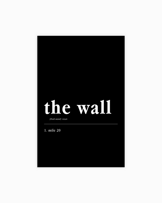 The Wall Definition Poster