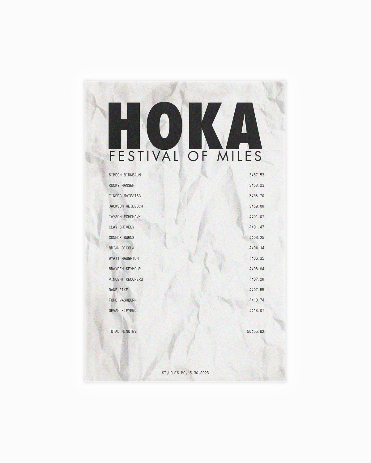Hoka FOM Receipt