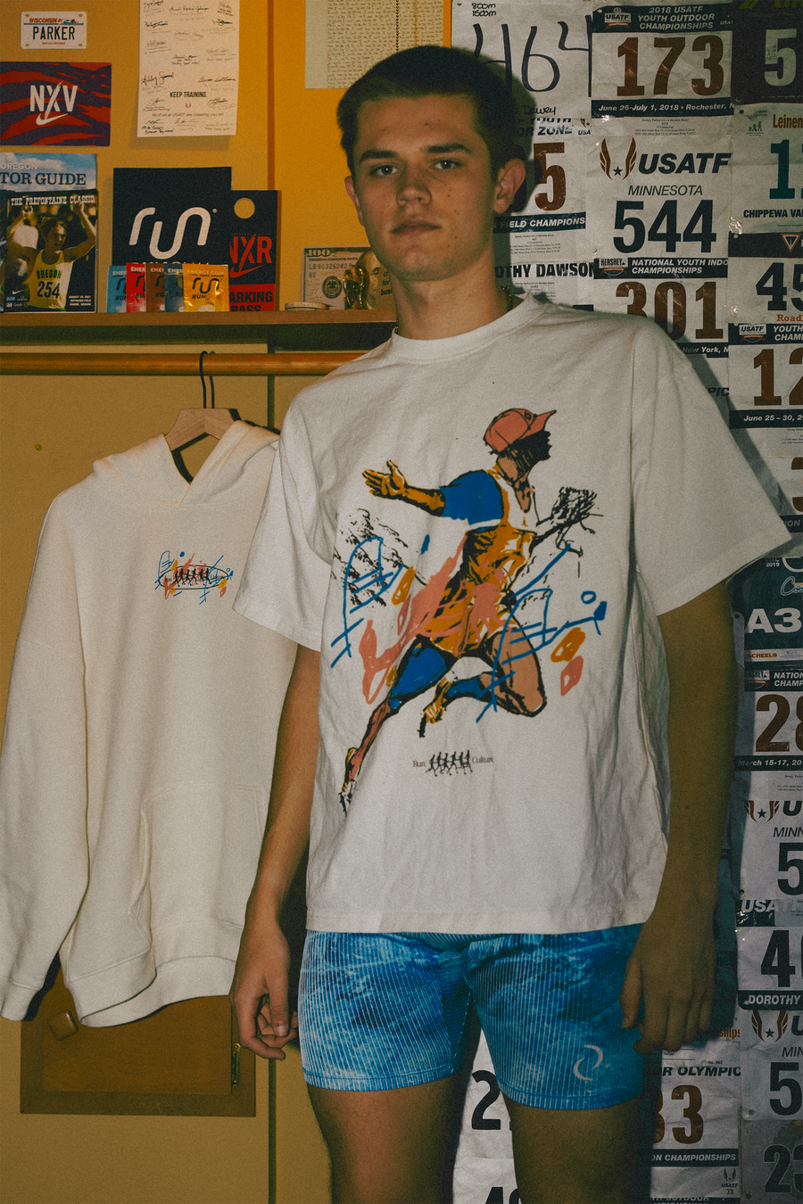 Pastel Run Culture T-Shirt - White