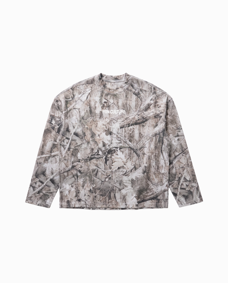 Waffle Long Sleeve print detail
