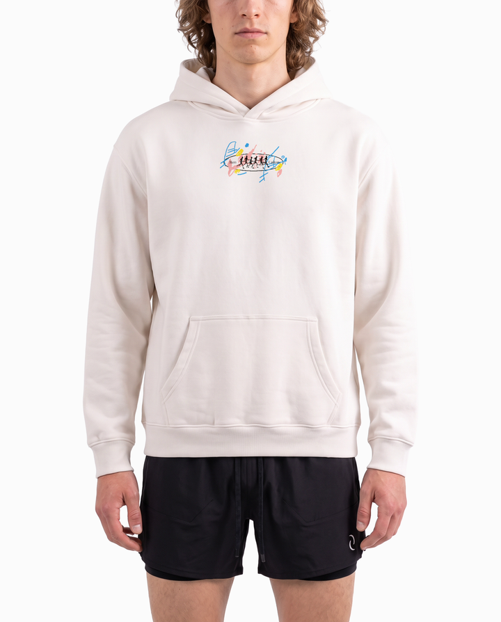 Pastel Run Culture Hoodie in White