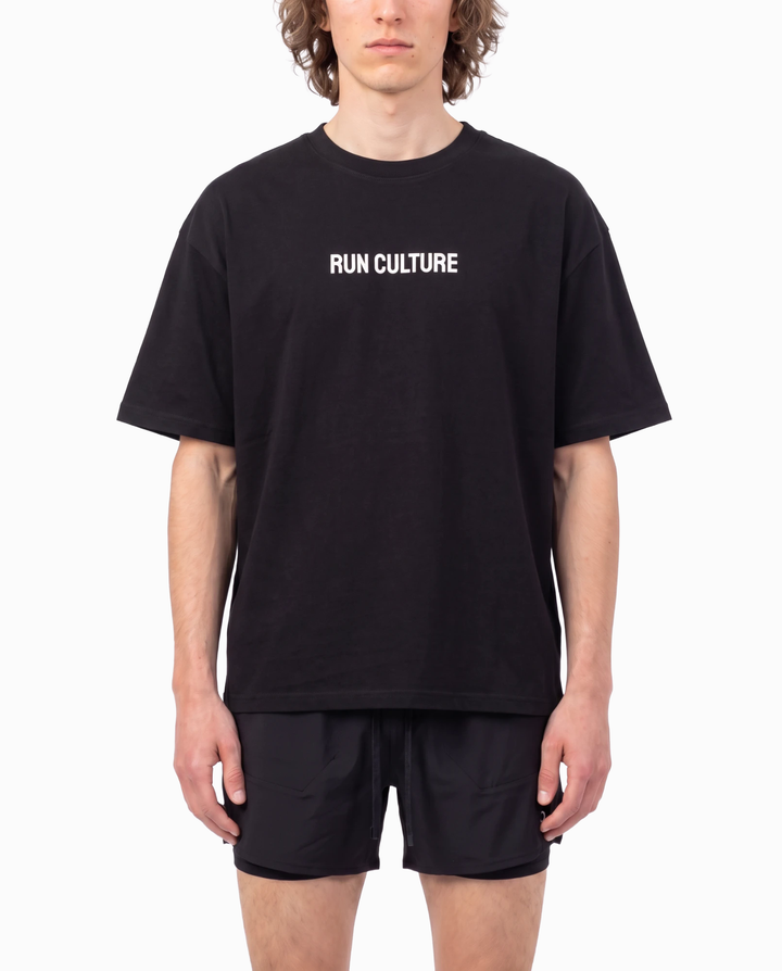 Run Culture T-Shirt in Black