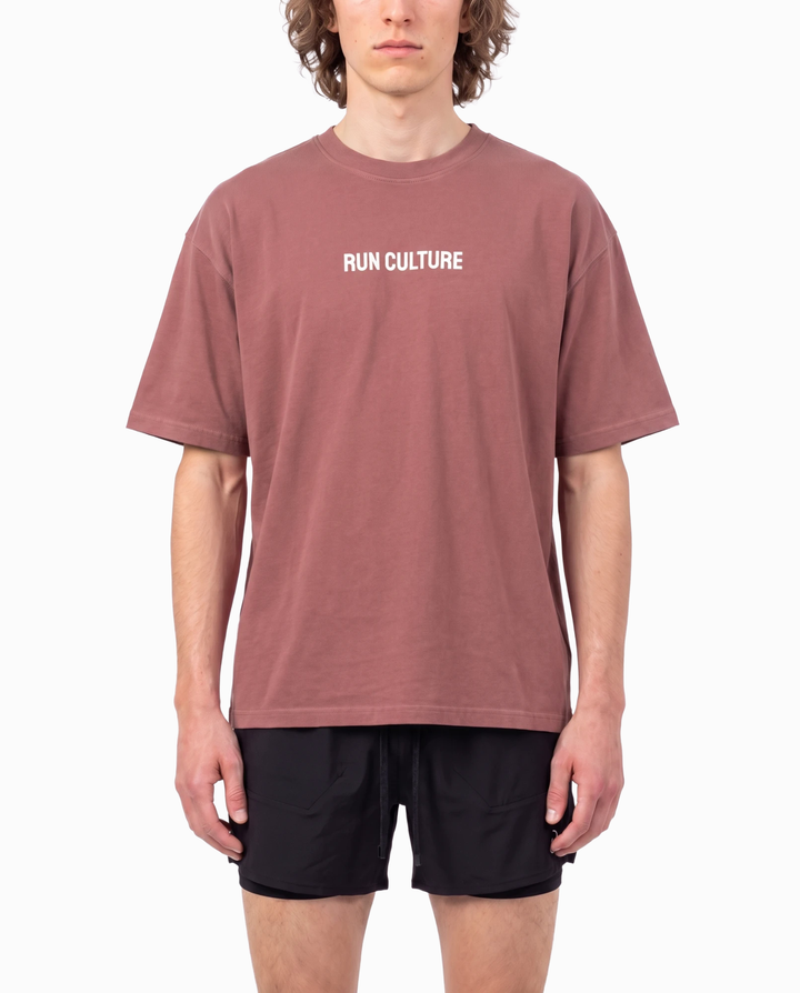 Run Culture T-Shirt in Red